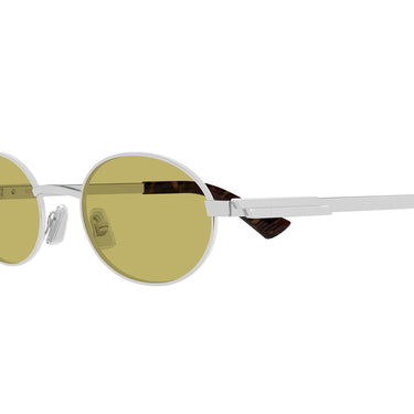 Bottega Veneta Occhiali da Sole BV1470S 003 Argento Giallo Unisex 3