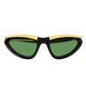 Bottega Veneta Occhiali da Sole BV1477S 002 Nero/Verde Donna