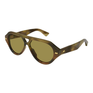 Bottega Veneta Occhiali da Sole BV1485S 003 Marrone/Marrone Unisex 2