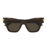 Bottega Veneta Occhiali da Sole BV1489S 004 Marrone/Marrone Donna