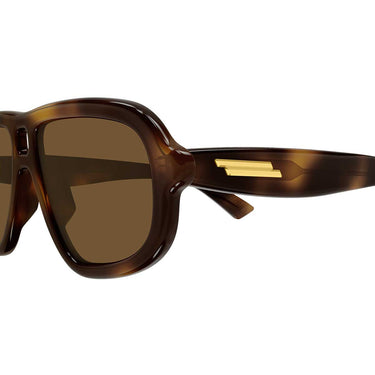 Bottega Veneta Occhiali da Sole BV1494S 002 Marrone/Marrone Unisex 3