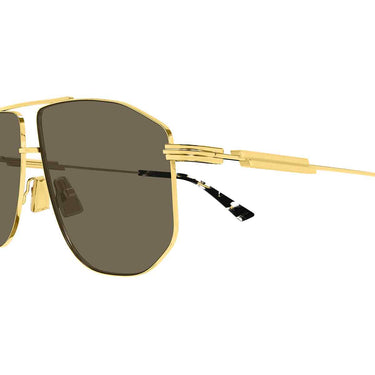 Bottega Veneta Occhiali da Sole BV1509S 003 Oro/Marrone Unisex 3