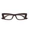 Bottega Veneta Occhiali da Vista BV1449O 002 Marrone Trasparente Donna 