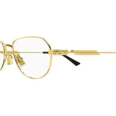 Bottega Veneta Occhiali da Vista BV1510O 002 Oro/Trasparente Unisex 3