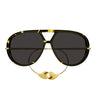 Bottega Veneta Sonnenbrille BV1273S 005 Drop Aviator Havana/Dunkelgrau Unisex