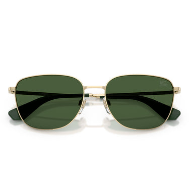 Burberry Occhiali da Sole BE3171 110971 Oro Chiaro Verde Scuro Uomo 5