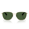 Burberry Occhiali da Sole BE3171 110971 Oro Chiaro Verde Scuro Uomo 