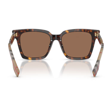 Burberry Occhiali da Sole BE4335 390373 Marrone Marrone Sfumato Donna  4