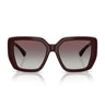 Burberry Occhiali da Sole BE4471 42048G Bordeaux Grigio Sfumato Donna 