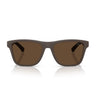 Burberry Occhiali da Sole BE4482U 423473 Marrone Opaco Marrone Scuro Uomo 
