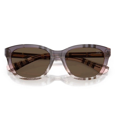 Burberry Occhiali da Sole BE4486 422073 Check Gradient Rose/Marrone Donna 