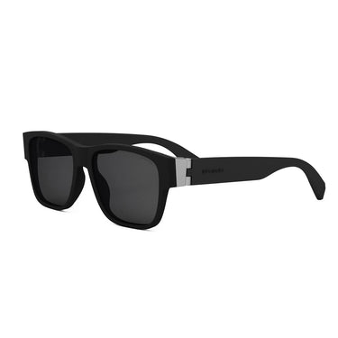 Bvlgari Aluminium Nero Rettangolare Occhiali da Sole