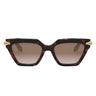 Bvlgari Sunglasses BV40031I 54F Serpenti Havana/Brown Women