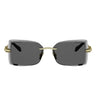 Bvlgari Serpenti Viper Oro Rettangolare Occhiali da Sole