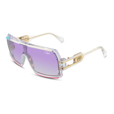 Cazal Occhiali da Sole Cazal 858 255 Bianco Trasparente Viola Sfumato Unisex 2
