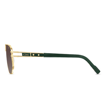 Cazal Occhiali da Sole Cazal 9114 003 Oro Khaki Verde Sfumato Unisex 3