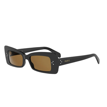 Celine Celine 3 Dots HD Schwarz rechteckige Sonnenbrille