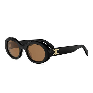 Celine Occhiali da Sole CL40194U 01J Nero/Marrone Unisex 2