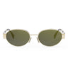 Celine Sunglasses CL40235U 30N Gold/Green Unisex