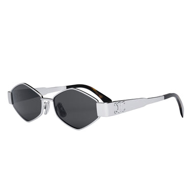 Celine Sunglasses CL40254U 16A Triomphe Silver-Dark Gray Unisex 2