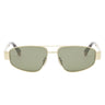 Celine Sunglasses CL40281U 30N Gold/Green Unisex