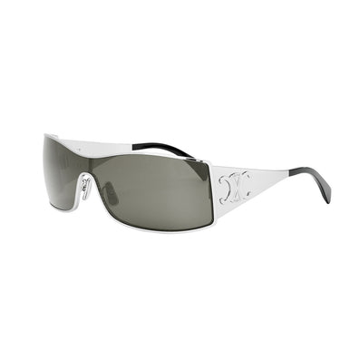 Celine Sunglasses CL40283U 16A Triomphe Maxi Metal Silver/Grey Women 2