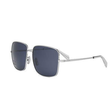 Celine Sunglasses CL40284U 16V Triomphe Rhinestone Silver/Blue Women 2
