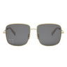Celine Sunglasses CL40284U 30A Triomphe Rhinestone Gold/Gray Women