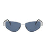 Celine Occhiali da Sole CL40293U 16V Triomphe Argento/Blu Unisex