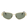 Celine Occhiali da Sole CL40293U 30N Triomphe Oro/Verde Unisex