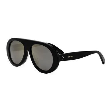 Celine Occhiali da Sole CL40300U 01C Apres Ski Capsule Nero/Grigio Specchio Unisex 2