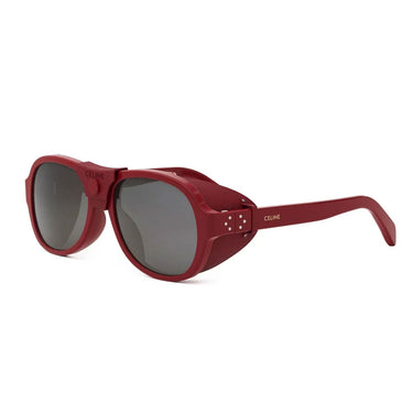 Celine Occhiali da Sole CL40301U 66C Apres Ski Capsule Rosso-Grigio Specchio Unisex 1