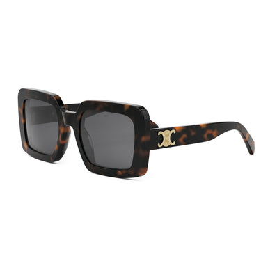 Celine Occhiali da Sole CL40304U 52A Triomphe Havana/Grigio Unisex 2