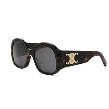Celine Occhiali da Sole CL40305U 52A Maxi Triomphe Havana/Grigio Unisex 2