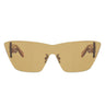 Celine Sundown Shade Arancione Mask Occhiali da Sole