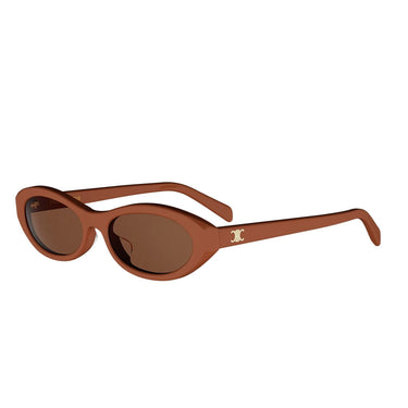 Celine Triomphe Mini Orange Oval Sonnenbrille