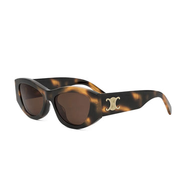 Celine Triomphe Tartarugato Cat Eye Occhiali da Sole