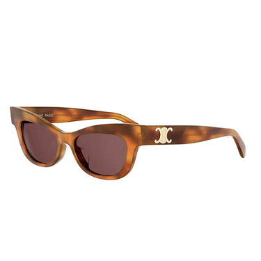 Celine Triomphe Schildpatt Cat Eye Sonnenbrille