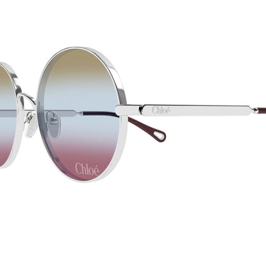 Chloé Occhiali da Sole CH0321S 003 Argento Azzurro Donna 3