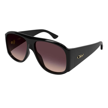 Chloé Occhiali da Sole CH0347S 007 Nero/Bordeaux Sfumato Donna