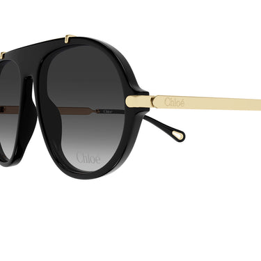 Chloé Occhiali da Sole CH0357S 001 Oro Grigio Donna 3