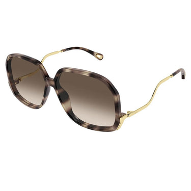 Chloé Occhiali da Sole CH0404S 003 Oro/Marrone Sfumato Donna