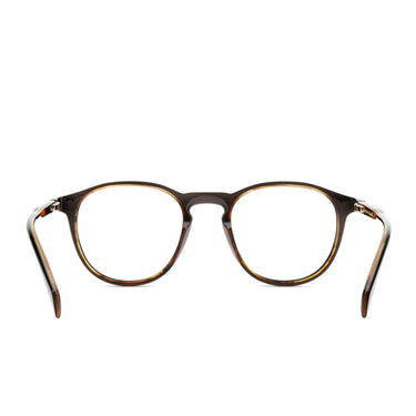 David Beckham Occhiali da Vista DB 1018 C 05KSP Nero Marrone Trasparente con Clip Polarizzata Uomo  4