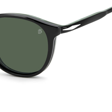 David Beckham Occhiali da Vista DB 1018 C R2HUC Nero Verde Trasparente con Clip Polarizzata Uomo  4