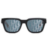 Dior Lunettes de Soleil DIOR B23 S1I 10B8 Noir/Bleu Miroité Unisexe