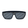 Dior Sonnenbrille DIORCLUB M7U 31B8 Blau/Blau Verspiegelt Damen