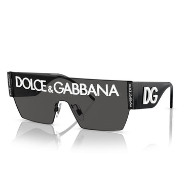 Dolce & Gabbana Occhiali da Sole DG2233 01/87 Nero/Grigio Sfumato Uomo