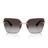 Dolce & Gabbana Sonnenbrille DG2321 02 8G Gold Grau Verlauf Damen 1