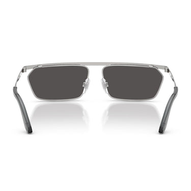 Dolce & Gabbana Occhiali da Sole DG2327 132487 Argento Nero Opaco/Grigio Scuro Uomo 3
