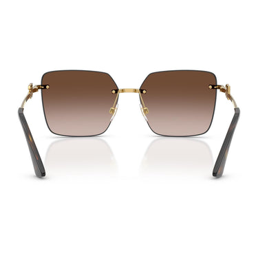 Dolce & Gabbana Occhiali da Sole DG2332B 02/13 Oro/Marrone Sfumato Donna 3